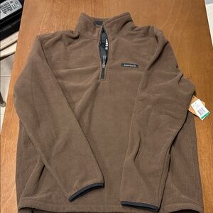 Timberland Brown Quarter-Zip Pullover